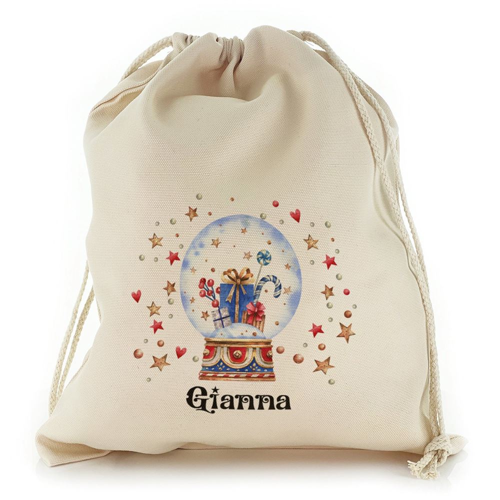 Present Snow Globe Christmas Sack, Gift For Chidren, Christmas Bag Gift, Christmas Gift 2023