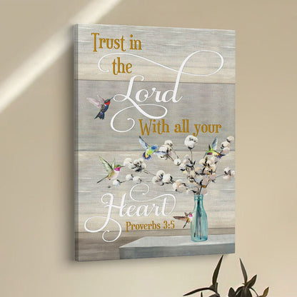 Proverbs 35 Hummingbird Scripture Christian Canvas Prints - Bible Verse Wall Decor - Scripture Wall Art