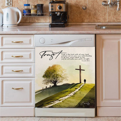 Proverbs 35 Hummingbird Scripture Christian Dishwasher Cover, Bible Verse Dishwasher Wrap, Scripture Kitchen Decoration