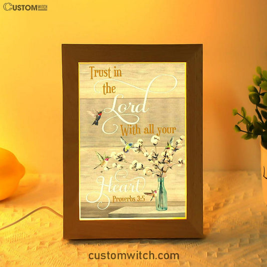 Proverbs 35 Hummingbird Scripture Christian Night Light - Bible Verse Decor - Scripture Art