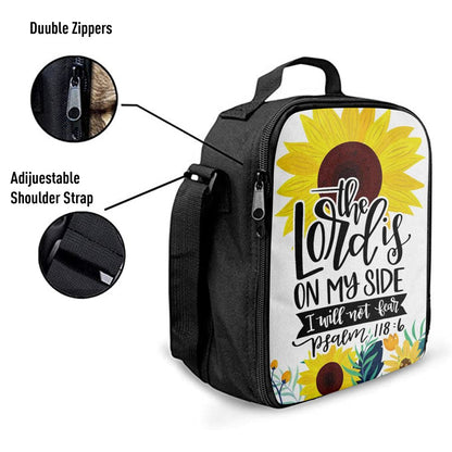 Psalm 1186 The Lord Is On My Side I Will Not Fear Bible Verse Lunch Bag, Bible Verse Lunch Bag For Men And Women