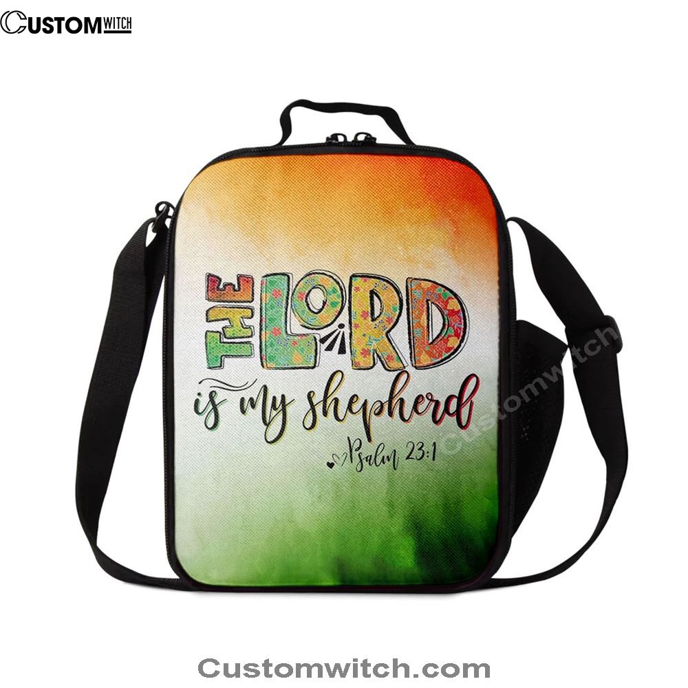Psalm 231 The Lord Is My Shepherd Lunch Bag, Bible Verse Lunch Bag For Men And Women