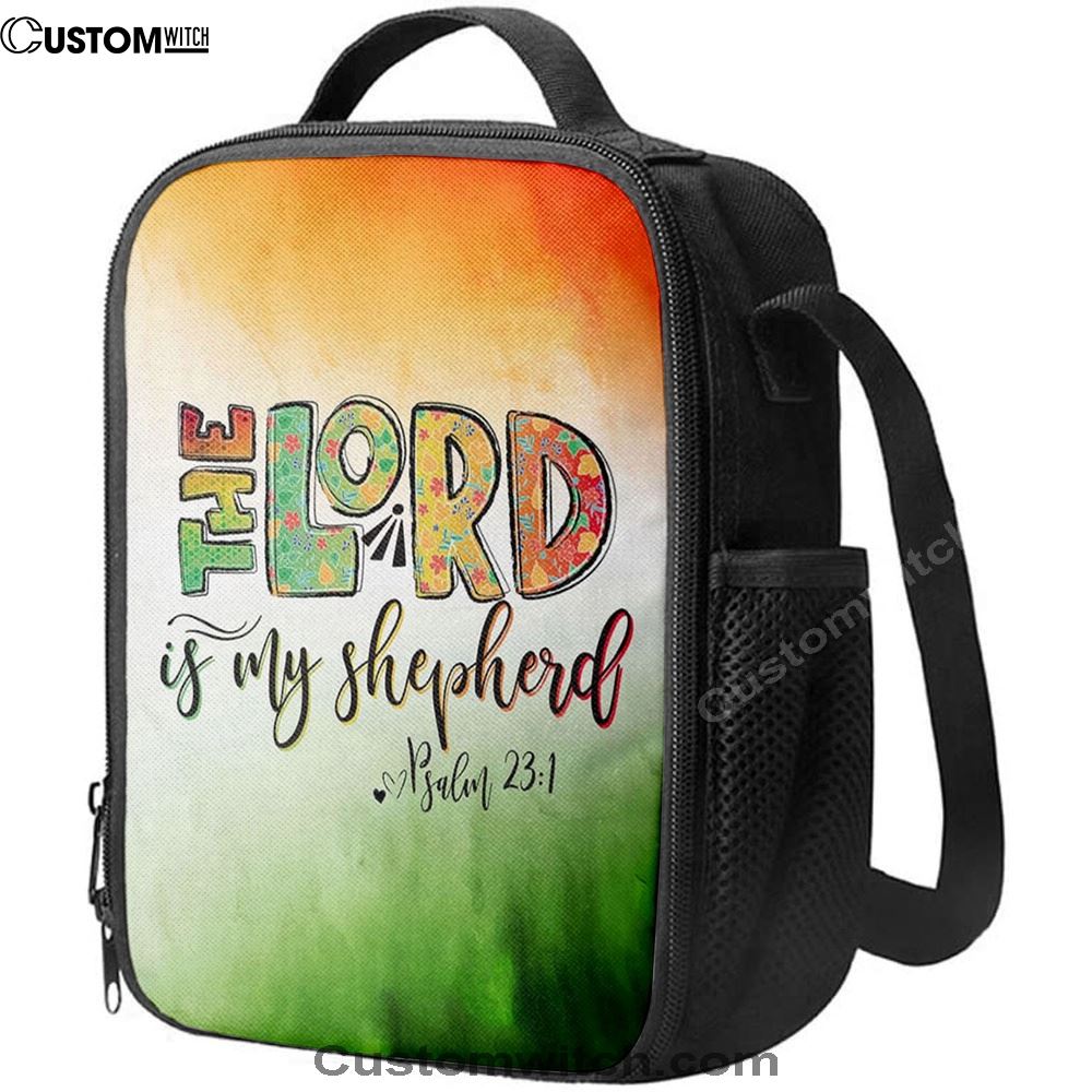Psalm 231 The Lord Is My Shepherd Lunch Bag, Bible Verse Lunch Bag For Men And Women