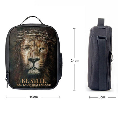 Psalm 4610 Be Still And Know That I Am God Lunch Bags, Bible Verse Lunch Bag For Men And Women