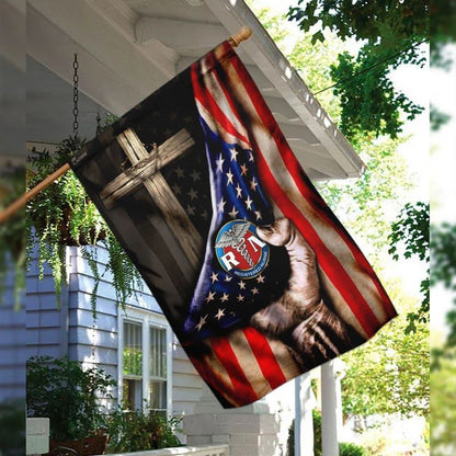Registered Nurse Christian Cross America House Flags, Christian Flag, Scripture Flag, Garden Banner