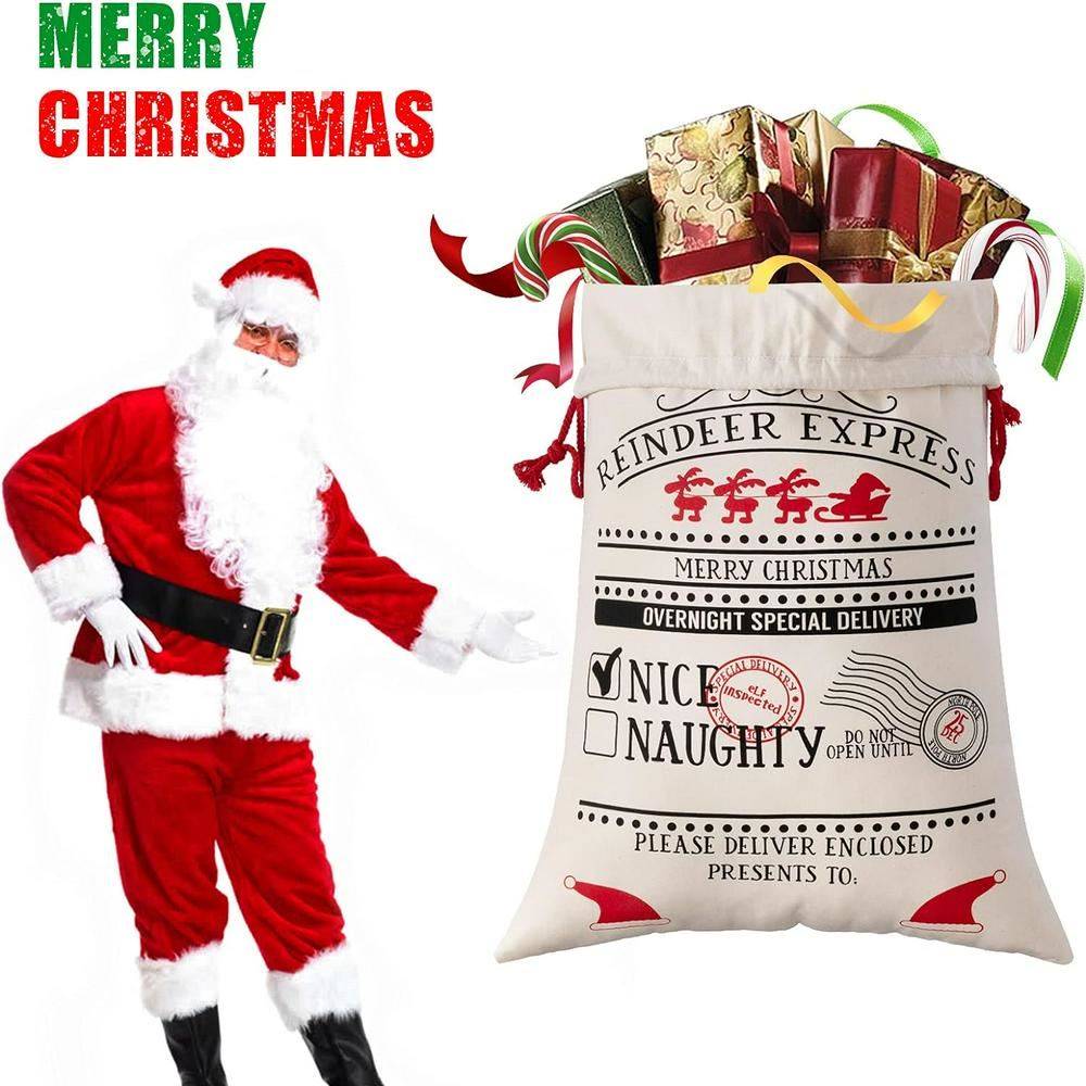 Reindeer Express Christmas Sack, Gift For Chidren, Christmas Bag Gift, Christmas Gift 2023