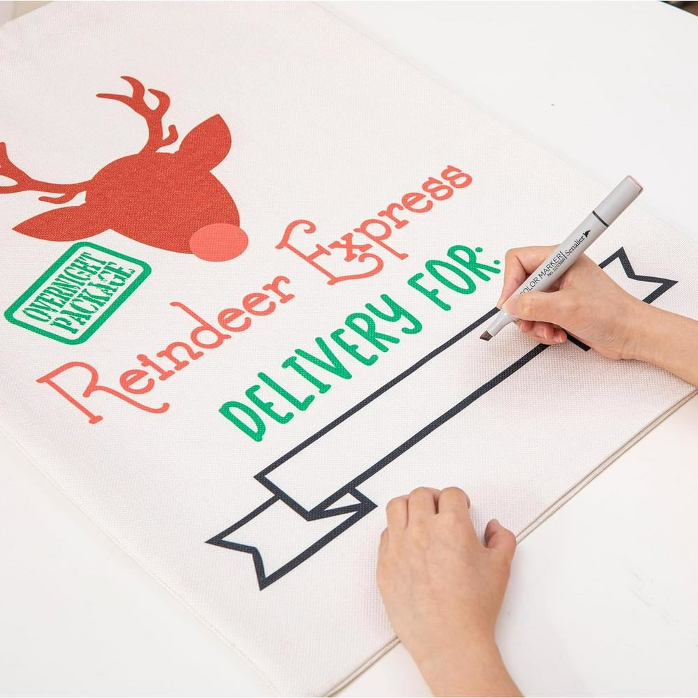 Reindeer Express Print Christmas Sack, Gift For Chidren, Christmas Bag Gift, Christmas Gift 2023