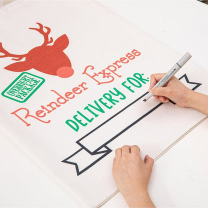 Reindeer Express Print Christmas Sack, Gift For Chidren, Christmas Bag Gift, Christmas Gift 2023