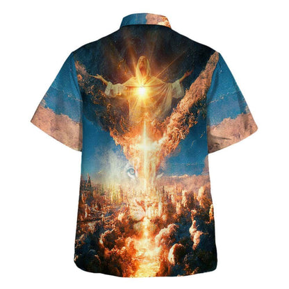 Resurrection Of Jesus Lion Hawaiian Shirt For Men, Christian Hawaiian Shirt, Gift For Christian