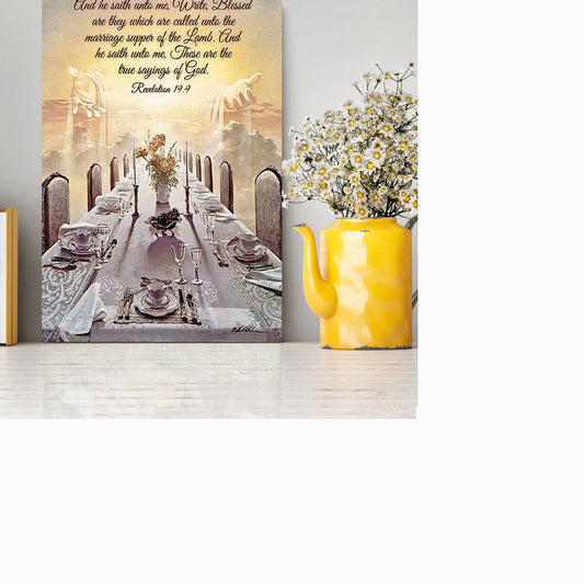 Revelation 199 Canvas Prints - These Are The True Sayings Of God