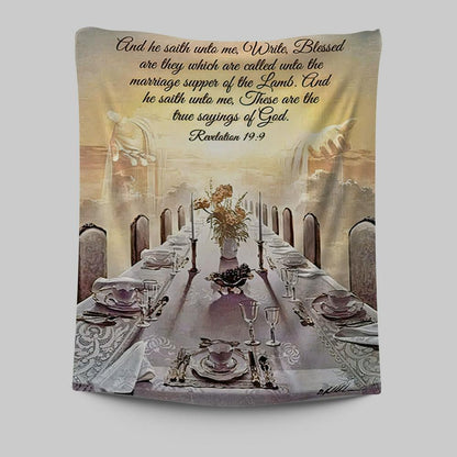 Revelation 199 Tapestry Prints - These Are The True Sayings Of God