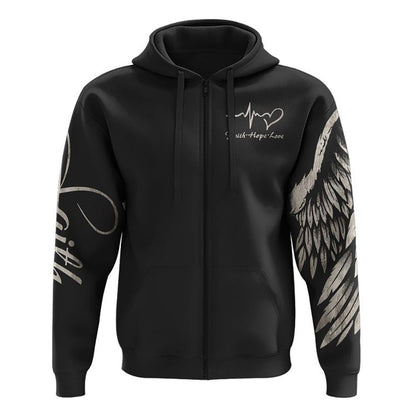 Rose Cross Painting All Over Print 3D Hoodie, Christian Hoodie, Christian Sweatshirt, Bible Verse Shirt