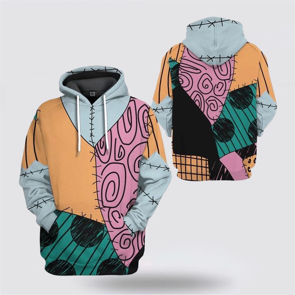 Sally The Nightmare Before Christmas All Over Print 3D Hoodie For Men & Women, Christmas Hoodie Cute, Christmas Gift, Christmas Fashion