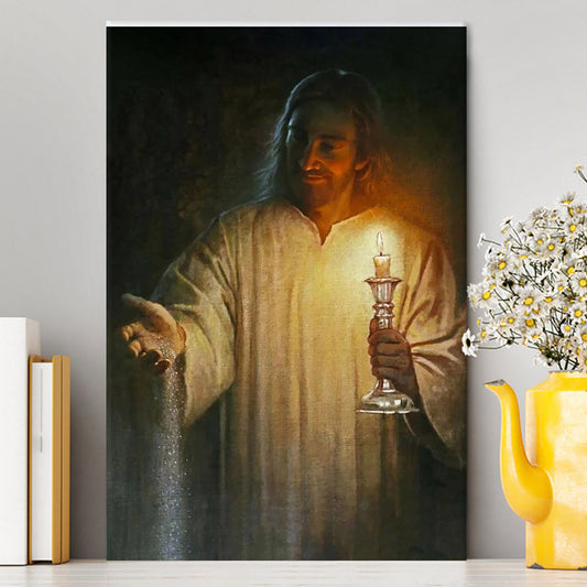Salt And Light God Jesus Canvas Prints - Jesus Christ Canvas Art - Christian Wall Decor