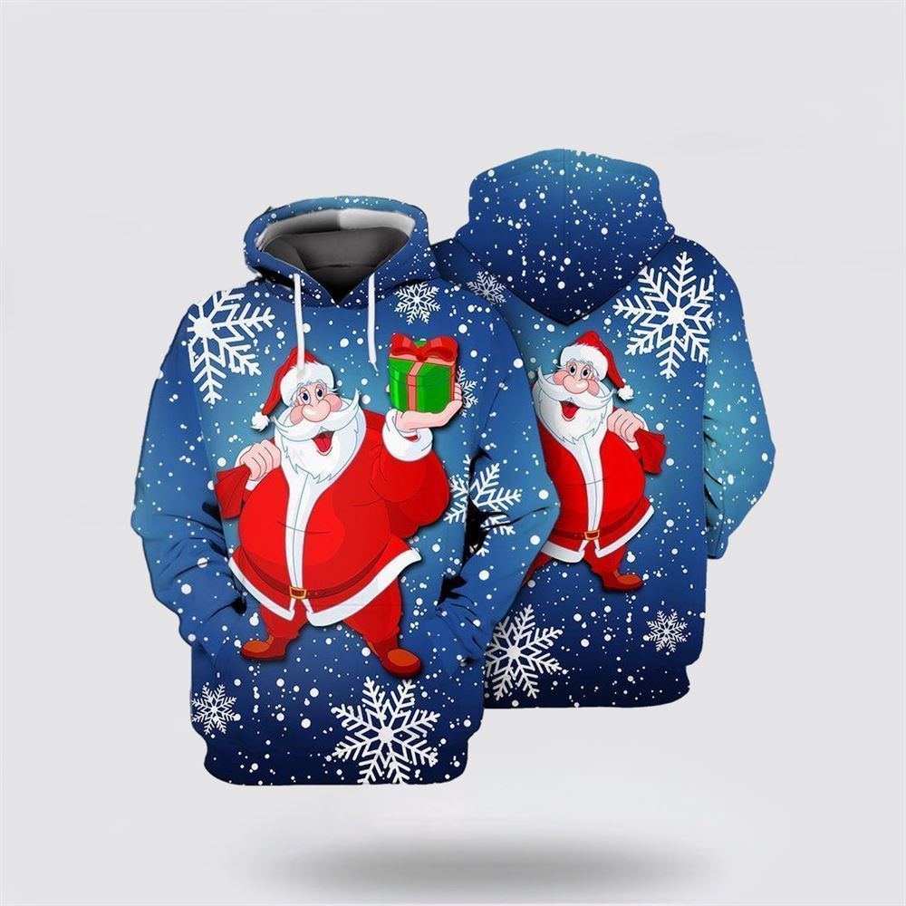 Santa Christmas 1 All Over Print 3D Hoodie For Men & Women, Christmas Hoodie Cute, Christmas Gift, Christmas Fashion