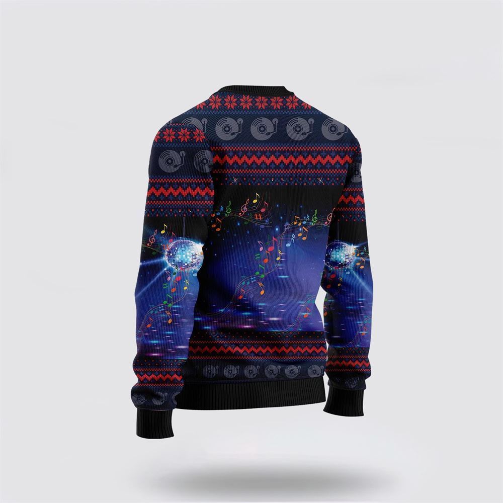 Santa Claus Dance Night Party Ugly Sweater Ugly Christmas Sweater, Best Gift For Holiday, Christmas Crewneck Sweater, Christmas Winter Fashion