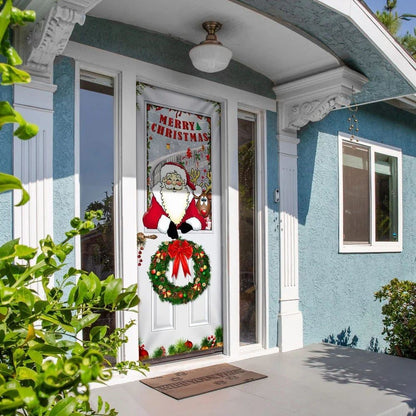 Santa Claus Door Cover, Christmas Door Knob Covers, Christmas Outdoor Decoration