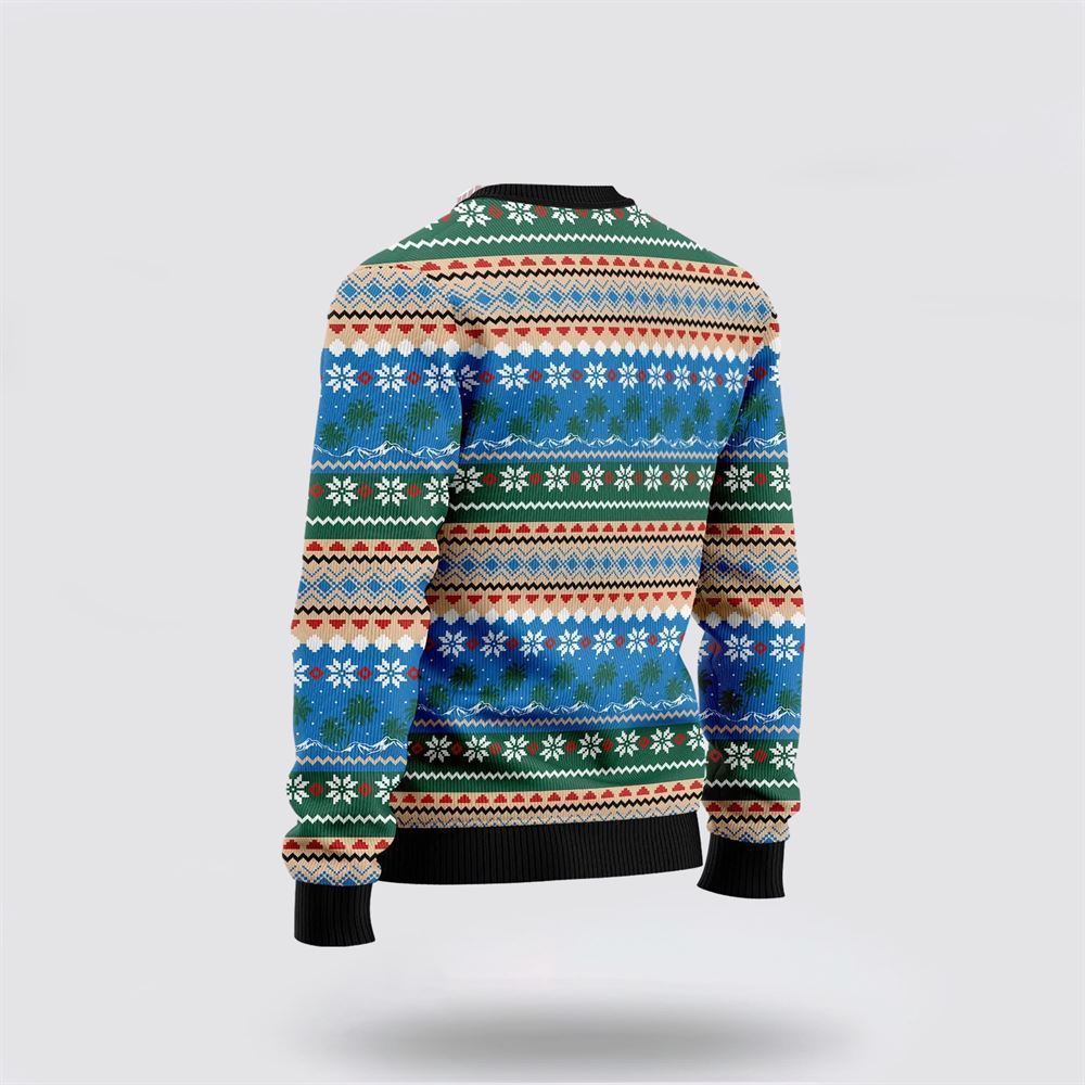 Santa Claus Holiday Ugly Christmas Sweater, Best Gift For Holiday, Christmas Crewneck Sweater, Christmas Winter Fashion