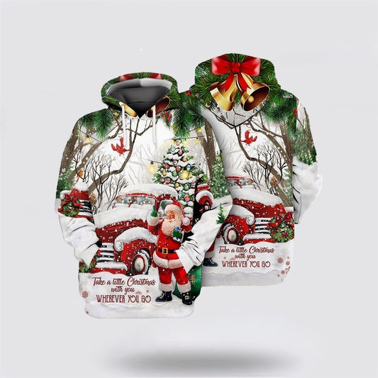 Santa Claus Merry Christmas 1 All Over Print 3D Hoodie For Men & Women, Christmas Hoodie Cute, Christmas Gift, Christmas Fashion