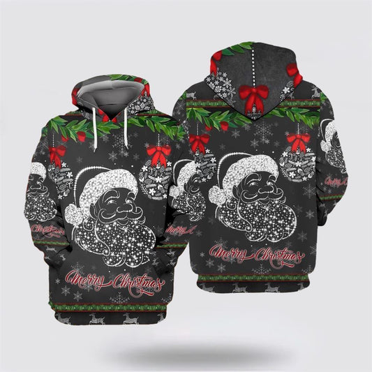 Santa Claus Merry Christmas 2 All Over Print 3D Hoodie For Men & Women, Christmas Hoodie Cute, Christmas Gift, Christmas Fashion