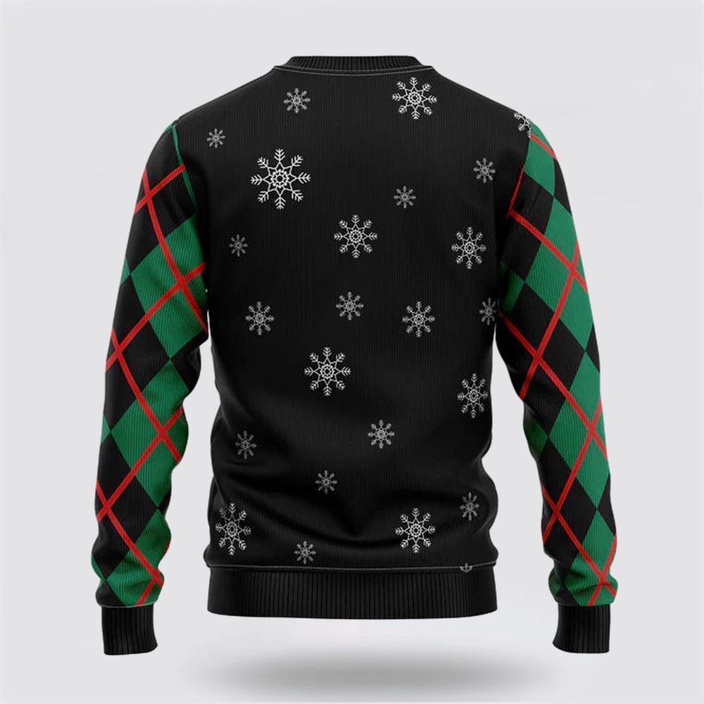 Santa Claus Straight Outta North Pole Ugly Christmas Sweater, Best Gift For Holiday, Christmas Crewneck Sweater, Christmas Winter Fashion