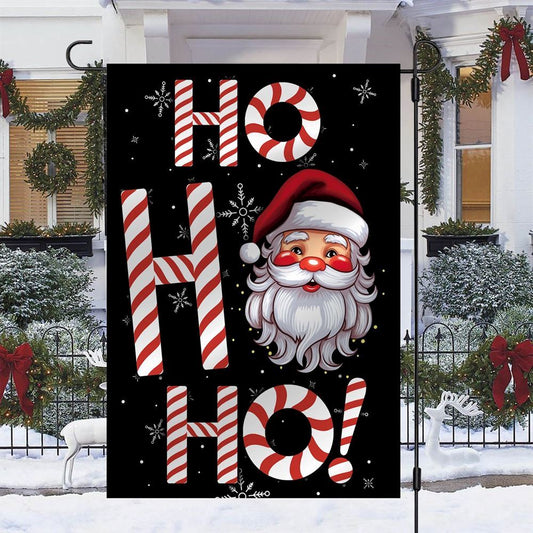 Santa Claus Themed Festive Flag, Christmas Garden Flag, Home Decor Accessories, Christmas Outdoor Decor Ideas