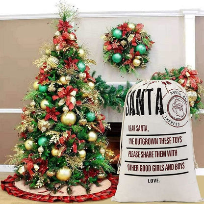 Santa North Pole Christmas Sack, Gift For Chidren, Christmas Bag Gift, Christmas Gift 2023
