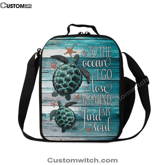 Sea Turtle Starfish Everyday Is A New Beginning Lunch Bag - Gift For Turle Lover, Bible Verse Lunch Bag For Men And Women