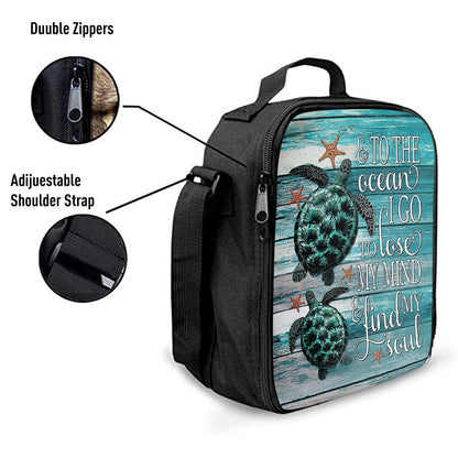 Sea Turtle Starfish Everyday Is A New Beginning Lunch Bag - Gift For Turle Lover, Bible Verse Lunch Bag For Men And Women