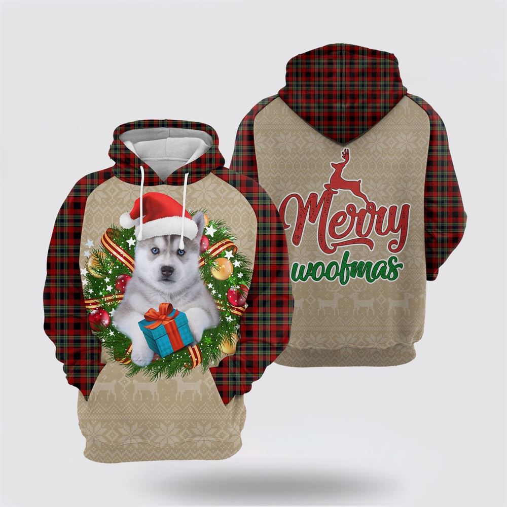 Siberian Husky Christmas Awesome All Over Print 3D Hoodie For Men & Women, Christmas Dog Hoodie, Christmas Hoodie Cute, Christmas Gift