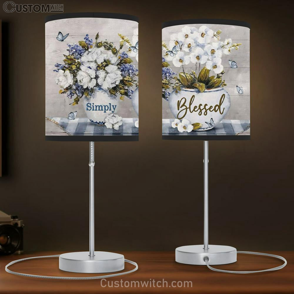Simply Blessed Table Lamb Gift - - Christian Gifts - Christian Bedroom Decor