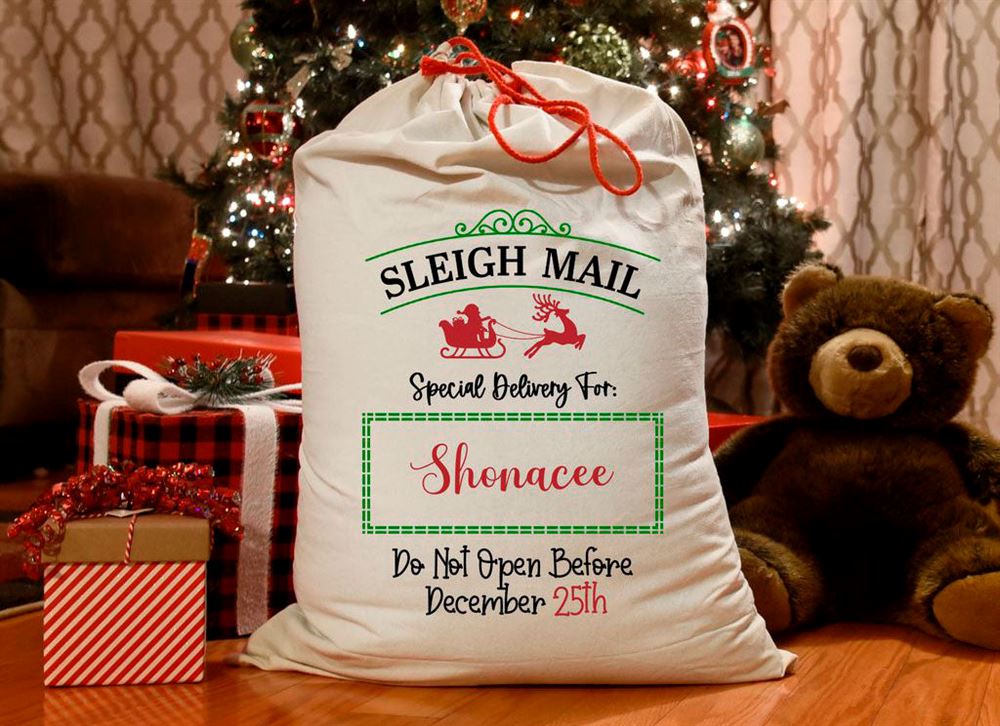 Sleigh Mail Christmas Sack, Gift For Chidren, Christmas Bag Gift, Christmas Gift 2023