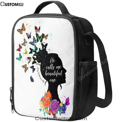 Song Of Solomon 2 10 Lunch Bag - He Calls Me Beautiful One Lunch Bag - Encouragement Christian Gifts For Women, Teens, Girls