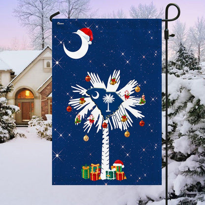 South Carolina 2 Christmas Flag, Christmas Garden Flag, Home Decor Accessories, Christmas Outdoor Decor Ideas