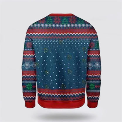 Spider Santa Claus Ugly Christmas Sweater, Best Gift For Holiday, Christmas Crewneck Sweater, Christmas Winter Fashion