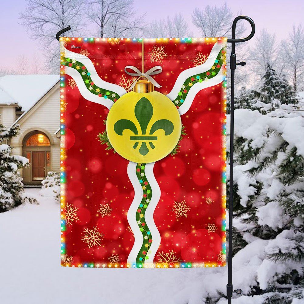 St. Louis Missouri State Christmas Flag, Christmas Garden Flag, Home Decor Accessories, Christmas Outdoor Decor Ideas