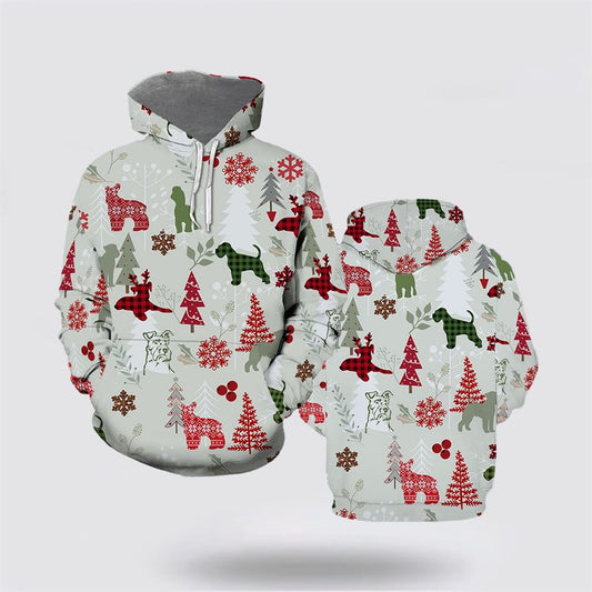 Standard Schnauzer Dog Christmas All Over Print 3D Hoodie For Men & Women, Christmas Dog Hoodie, Christmas Hoodie Cute, Christmas Gift