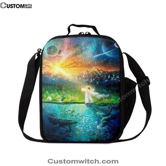 Symphony Of Praise Jesus Lunch Bag For Men And Women, Spiritual Christian Lunch Box For School, Work