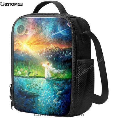 Symphony Of Praise Jesus Lunch Bag For Men And Women, Spiritual Christian Lunch Box For School, Work