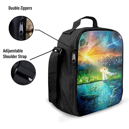 Symphony Of Praise Jesus Lunch Bag For Men And Women, Spiritual Christian Lunch Box For School, Work