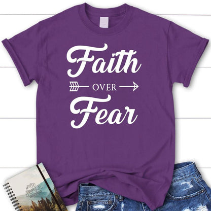 T Shirt, Faith Over Fear Shirt, Blessed T Shirt, Bible T shirt, T shirt Women