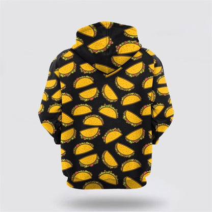 Taco Cat All Over Print 3D Hoodie For Men And Women, Christmas Cat Hoodie, Christmas Hoodie Cute, Christmas Fashion