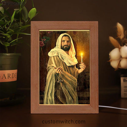 Take My Hand Jesus Christ The Redeemer Jesus Calls Frame Lamp Prints - Jesus Christ Frame Lamp Art - Christian Decor
