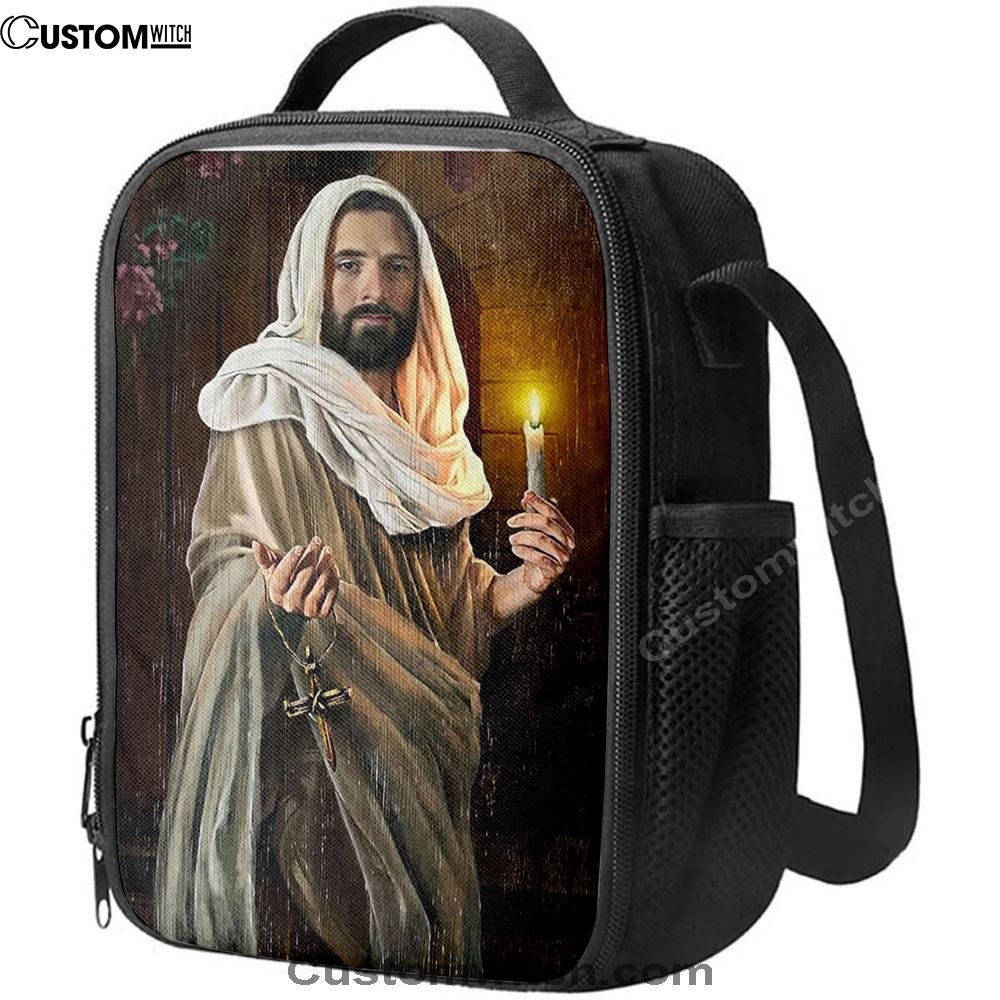 Take My Hand Jesus Christ The Redeemer Jesus Calls Lunch Bag For Men And Women, Spiritual Christian Lunch Box For School, Work