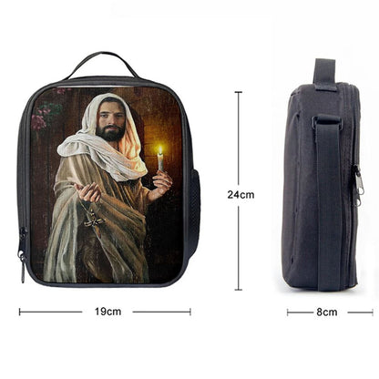 Take My Hand Jesus Christ The Redeemer Jesus Calls Lunch Bag For Men And Women, Spiritual Christian Lunch Box For School, Work