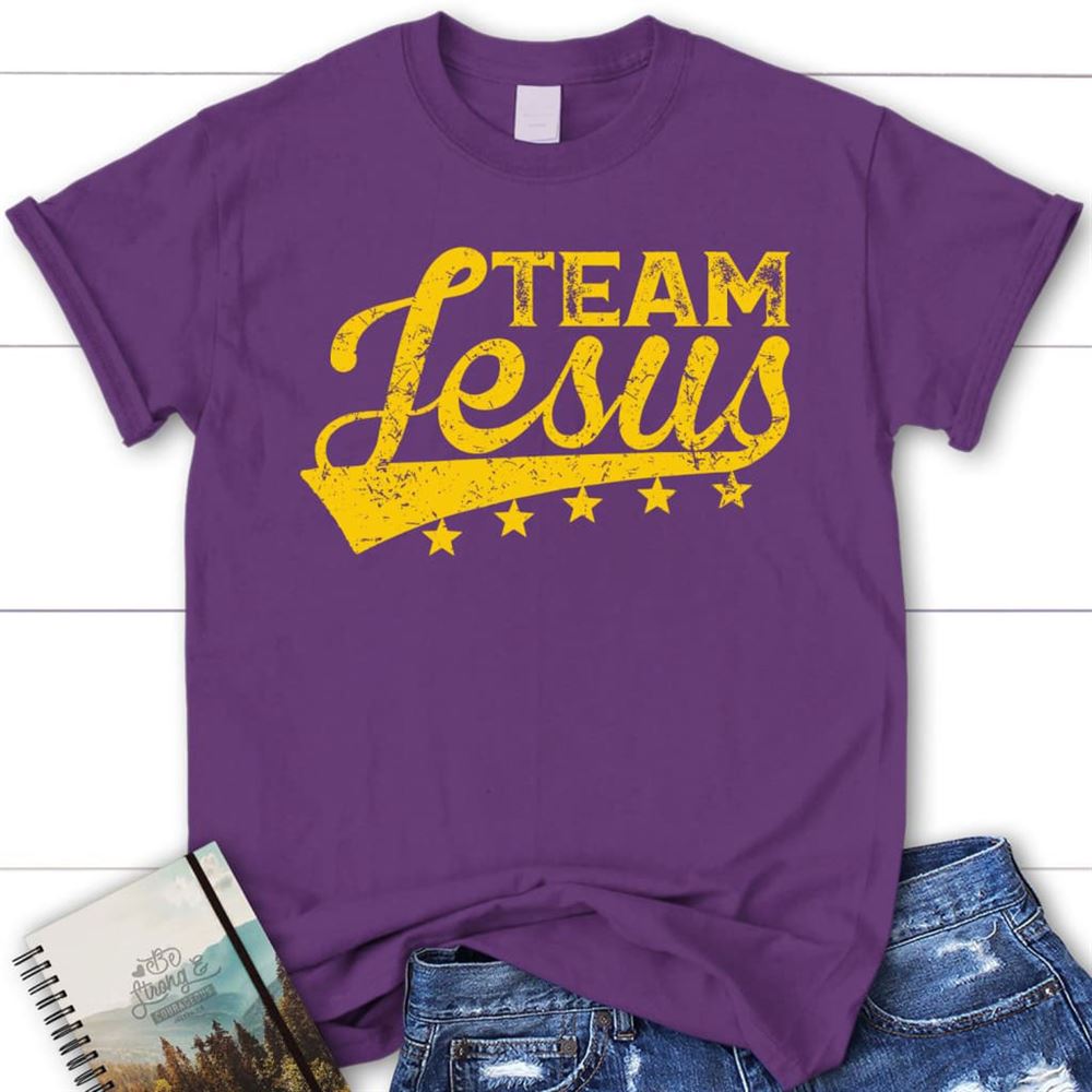 Team Jesus Womens Christian T Shirt, Blessed T Shirt, Bible T shirt, T shirt Women