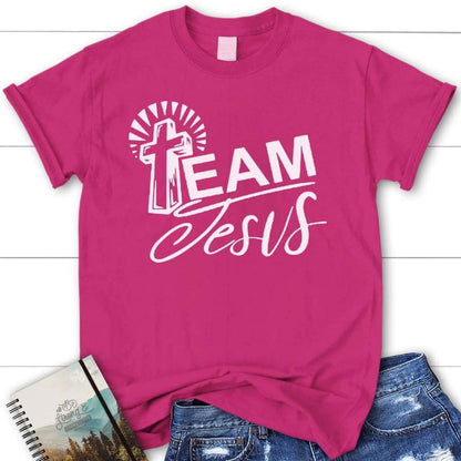 Team Jesus Womens Christian T Shirt  Jesus Shirts, Blessed T Shirt, Bible T shirt, T shirt Women