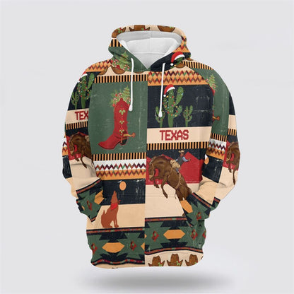 Texas Christmas All Over Print 3D Hoodie For Men & Women, Christmas Hoodie Cute, Christmas Gift, Christmas Fashion
