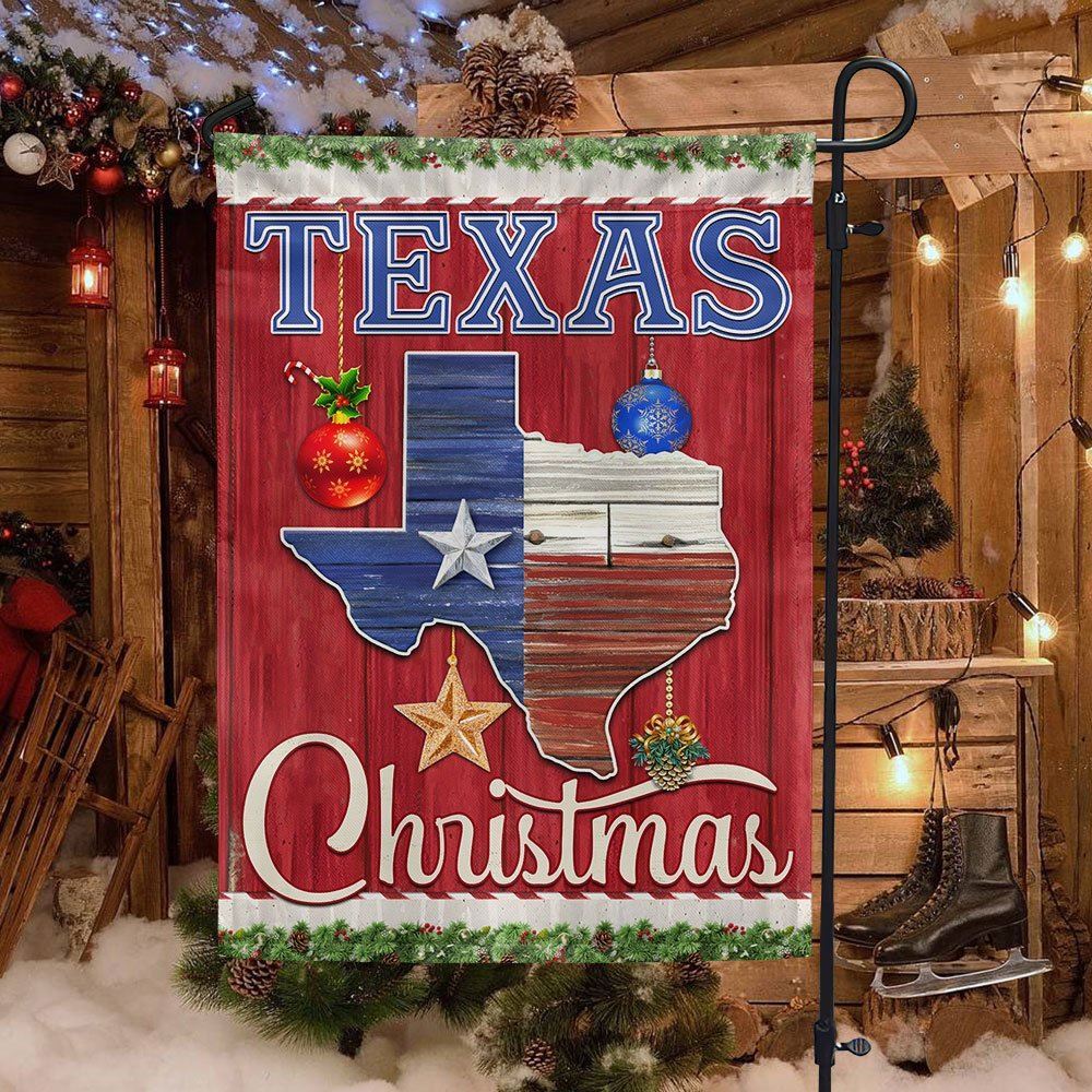 Texas Christmas Flag, Christmas Garden Flag, Home Decor Accessories, Christmas Outdoor Decor Ideas
