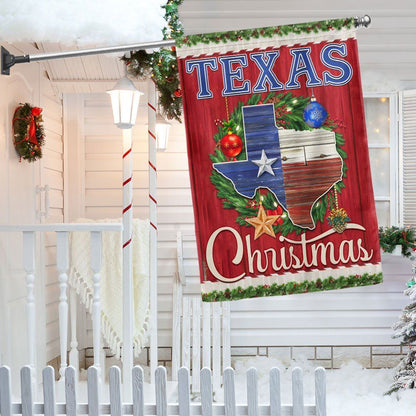 Texas Christmas Flag Merry Christmas Flag, Christmas Garden Flag, Home Decor Accessories, Christmas Outdoor Decor Ideas